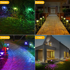 IP65 Waterproof Solar Powered Garden Lights Constant And RGB For Decoration